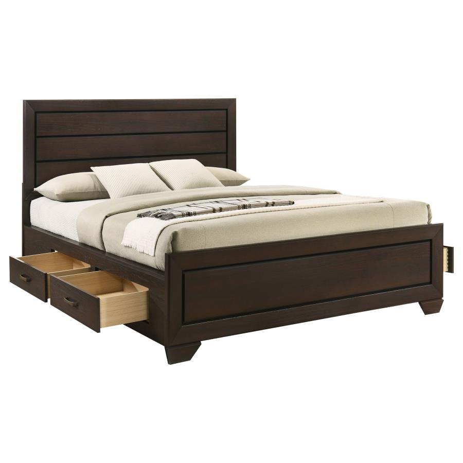 Kauffman - Wood Storage Panel Bed