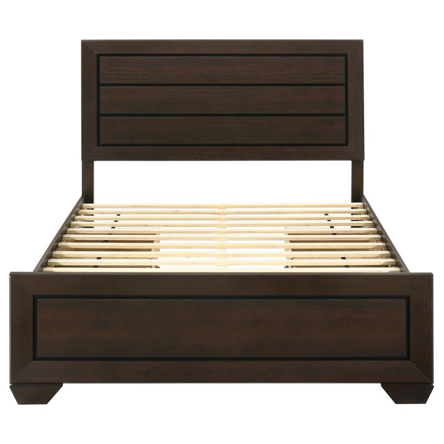 Kauffman - Wood Storage Panel Bed