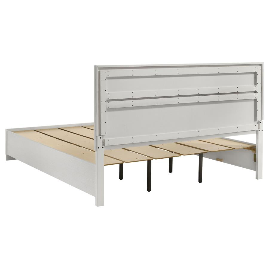Miranda - Storage Wood Panel Bed