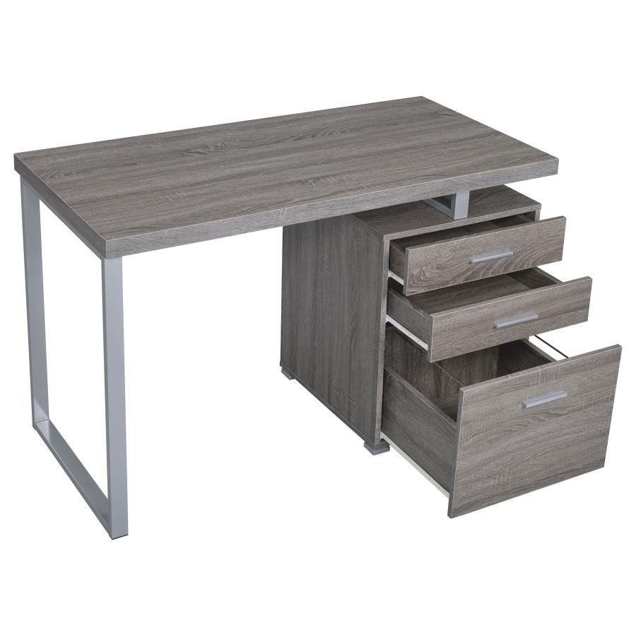 Brennan - 3-Drawer Office Computer Desk by CoasterEveryday | Bel Furniture