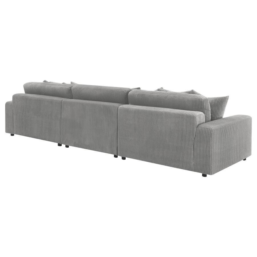 Blaine - Reversible Upholstered Chaise Sectional Sofa by Coaster Fine Furniture | Bel Furniture