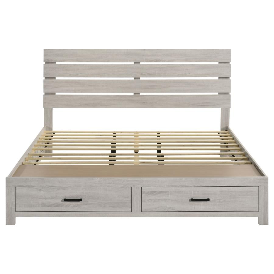 Brantford - Wood Storage Panel Bed