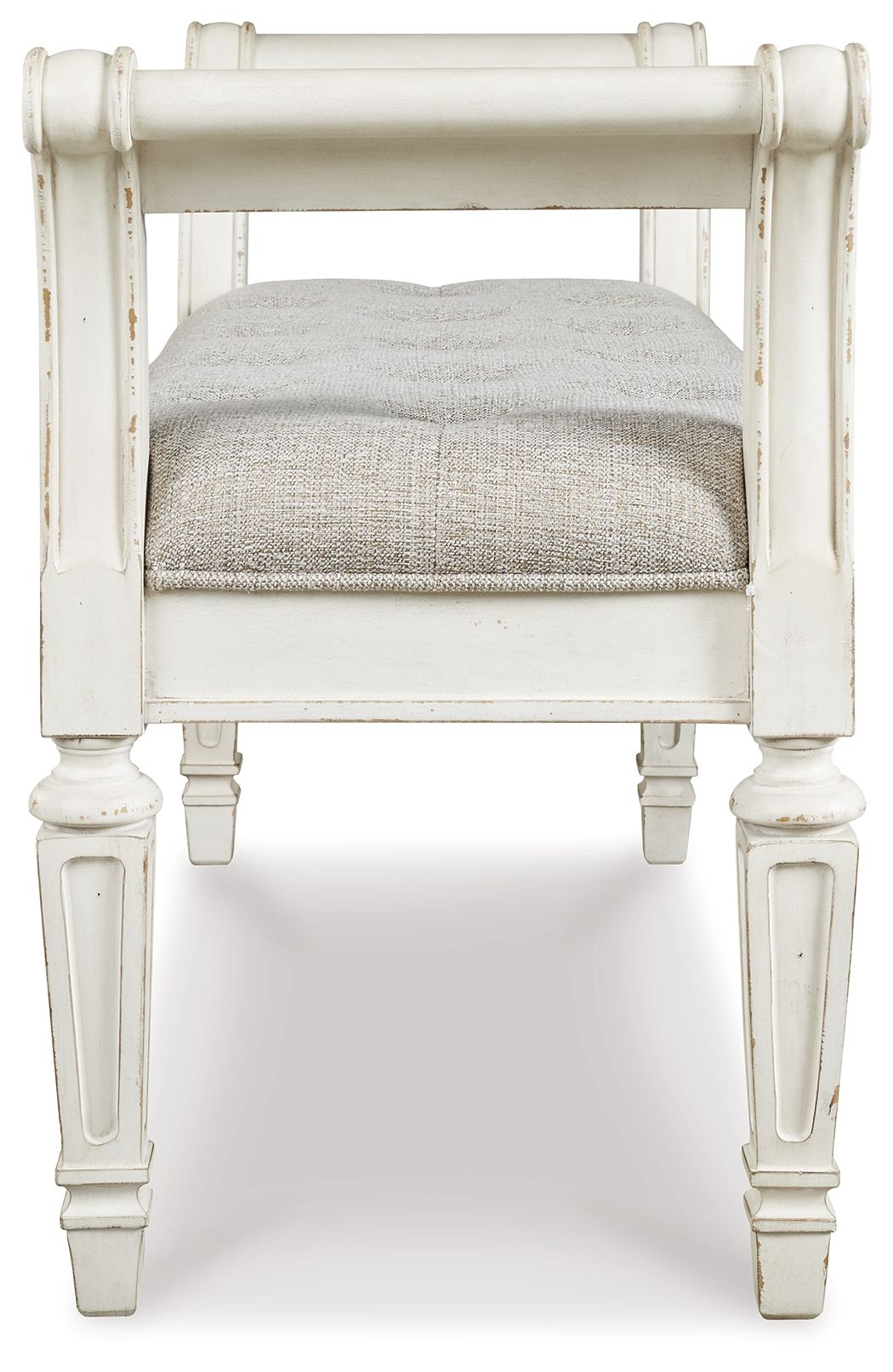 Realyn - Antique White - Accent Bench by Signature Design by Ashley® | Bel Furniture