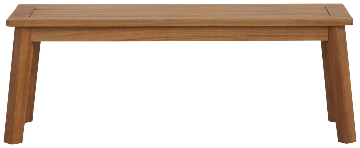 Janiyah - Light Brown - Bench by Signature Design by Ashley® | Bel Furniture
