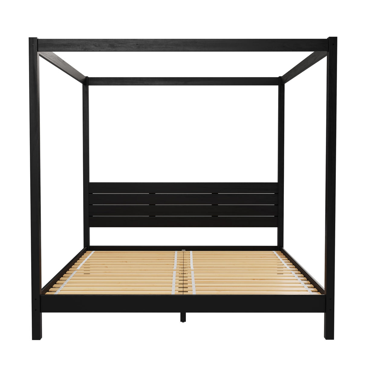 Canopy Bed Frame Modern Minimalist Boho by Walker Edison | Bel Furniture