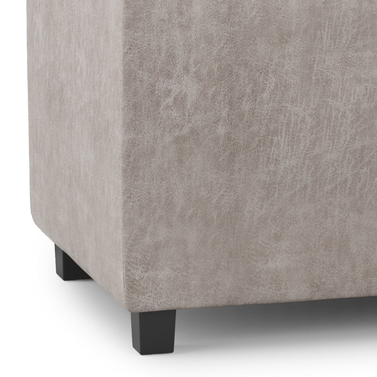 Avalon - Upholstered Storage Ottoman by Simpli-Home | Bel Furniture