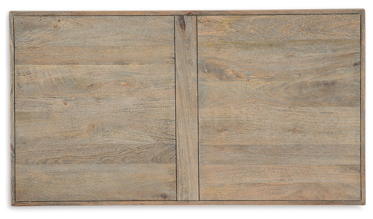 Bristenfort - Brown / Black - Rectangular Cocktail Table by Signature Design by Ashley® | Bel Furniture