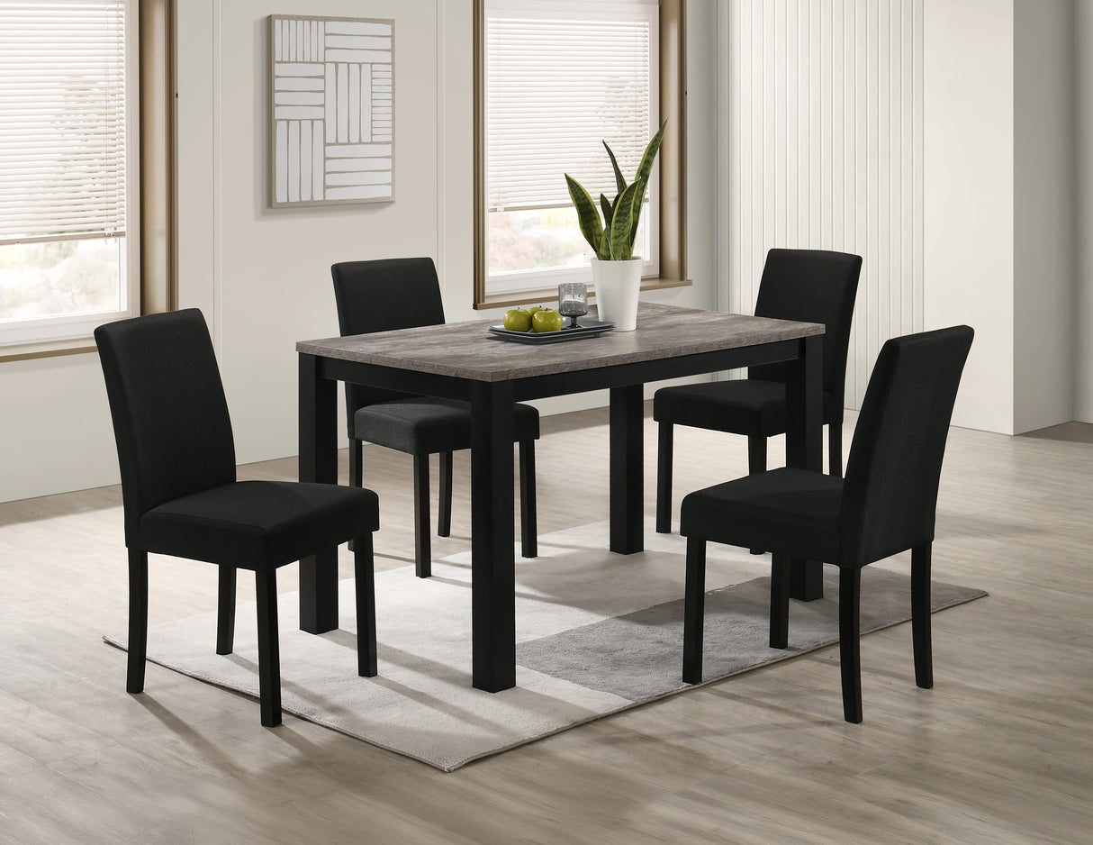 Resia Dining Table-Concrete