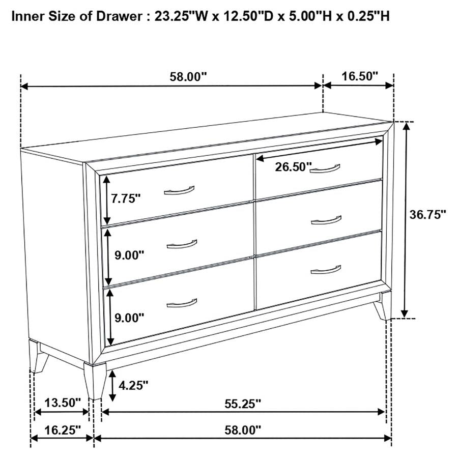 Watson - 6-Drawer Dresser