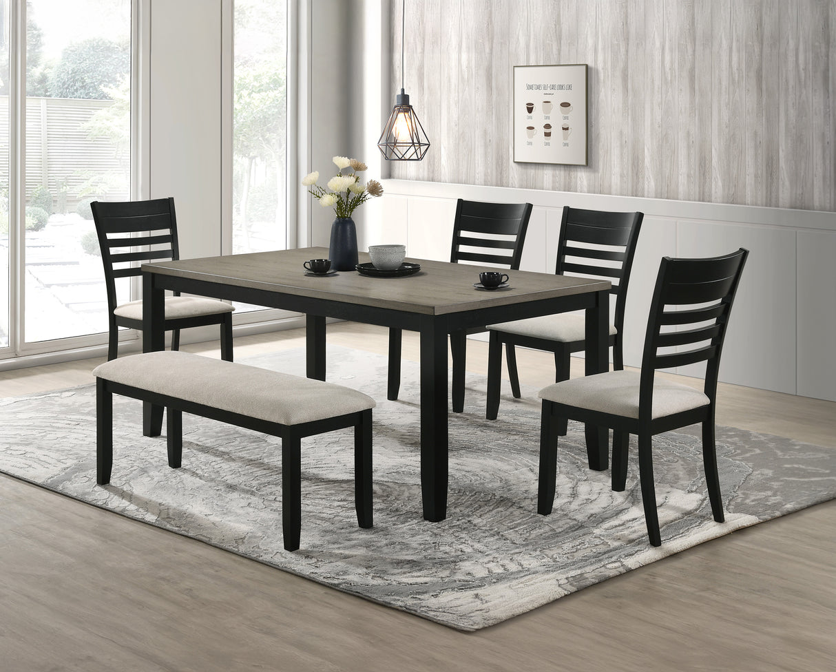 Folio - Side Chair (Set of 2) - Black / Gray