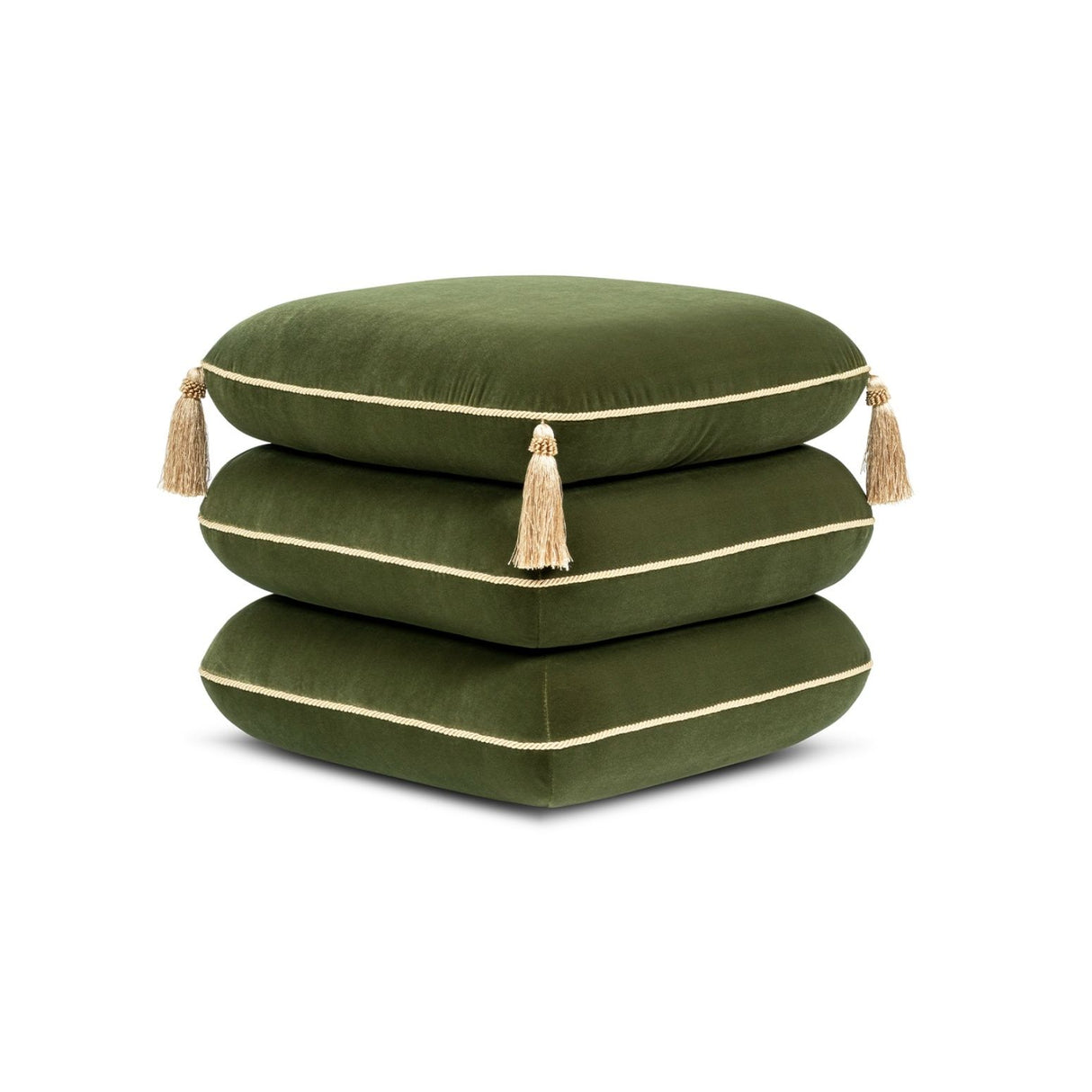 Monarch - Squared Upholstered Ottoman