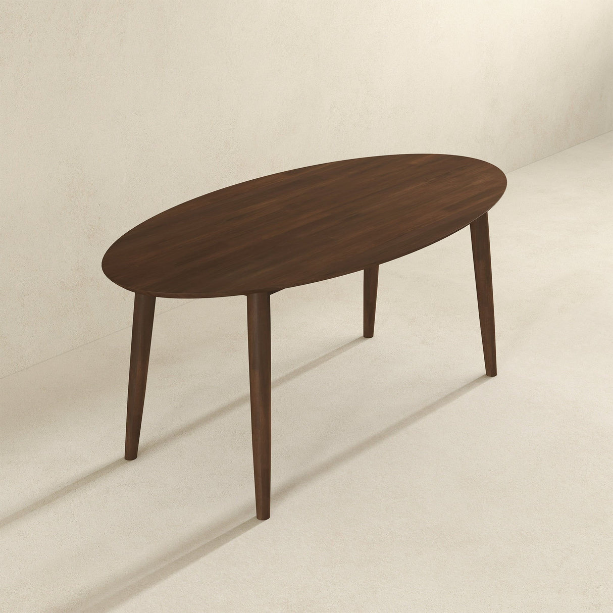Ada - Mid-Century Modern Style Oval Dining Table