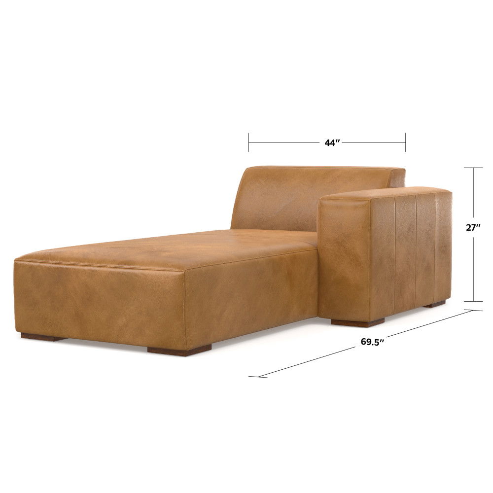 Rex - Right Chaise Sofa Module - Sienna by Simpli-Home | Bel Furniture