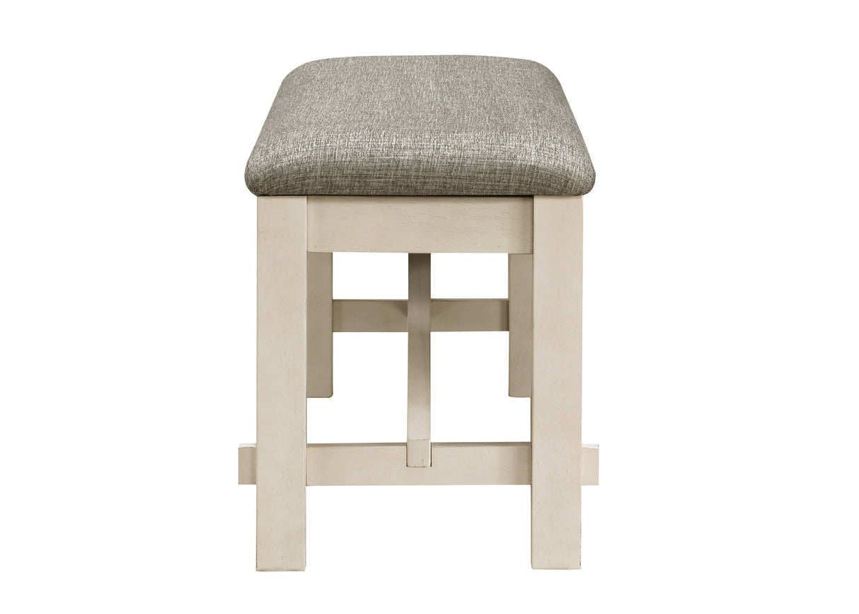 Maribelle Bench Chalk Warm Grey