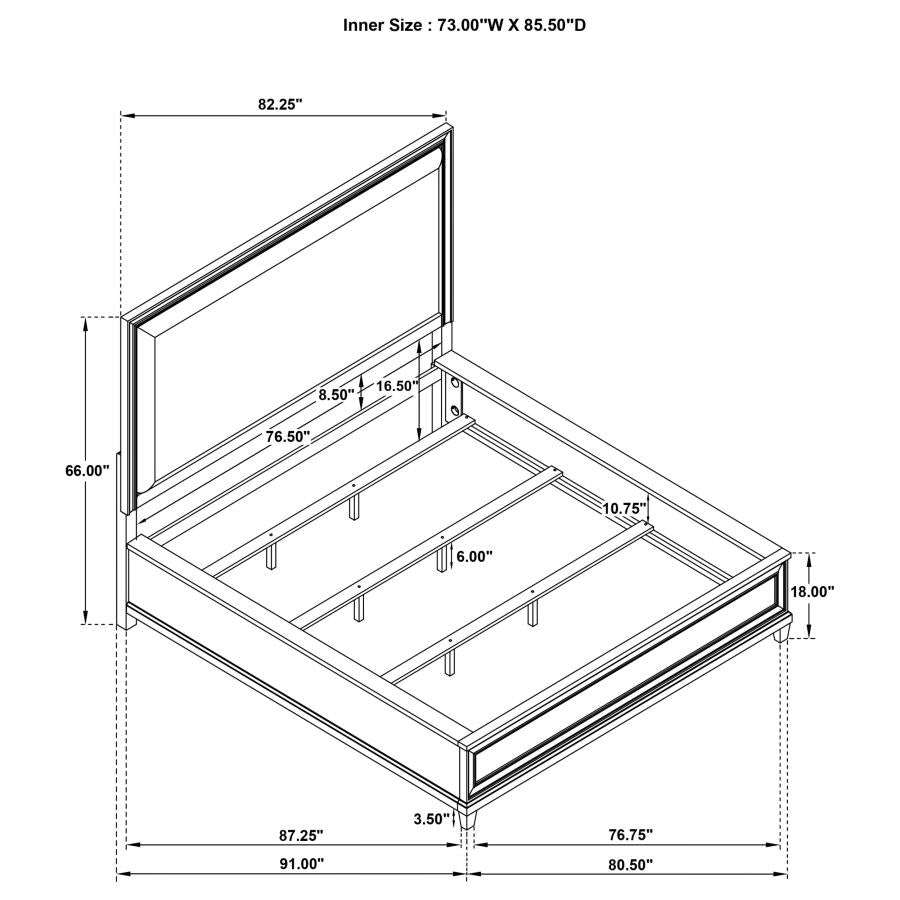Pembroke - Panel Bed
