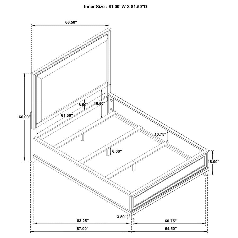 Pembroke - Panel Bed