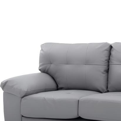 Stylish Loveseat With Padded Arms