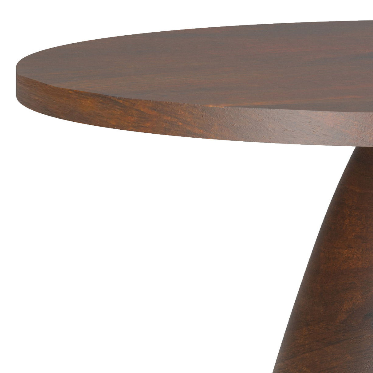 Winnie - Round Coffee Table - Walnut by Simpli-Home | Bel Furniture