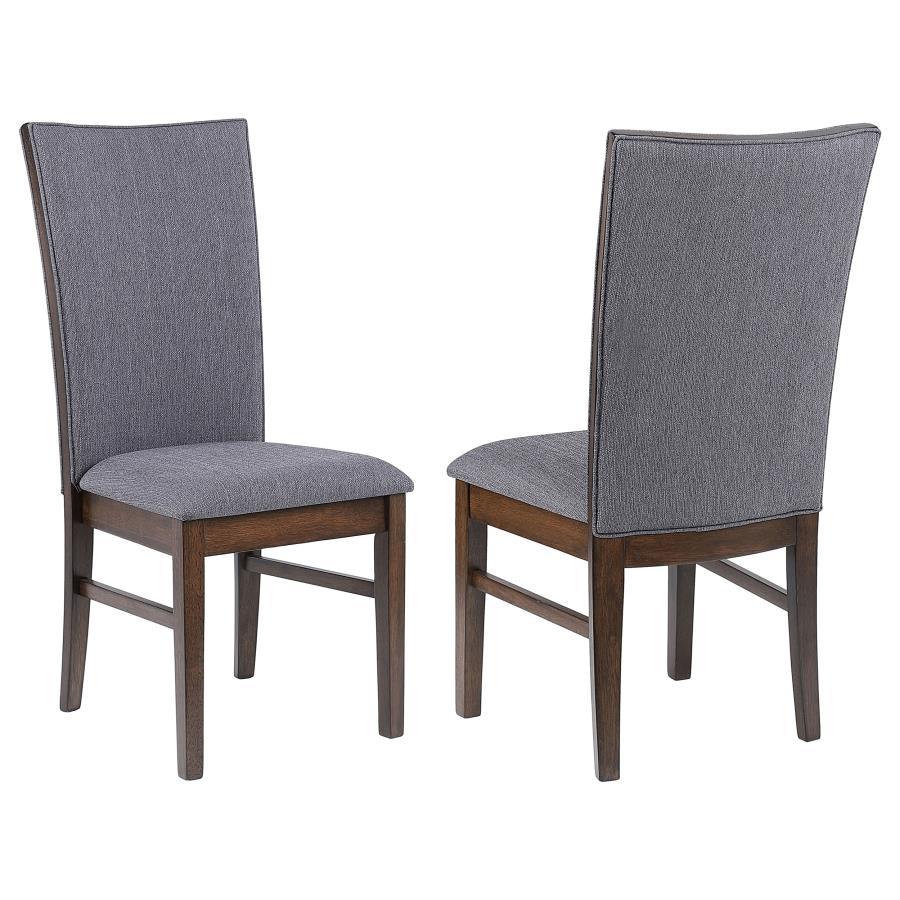 Sherwood - Upholstered Dining Side Chair (Set of 2) - Gray by Coaster Fine Furniture | Bel Furniture