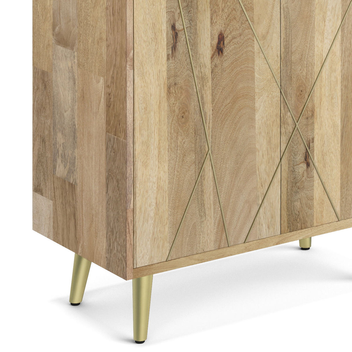 Jager - Bookshelf With Doors - Natural by Simpli-Home | Bel Furniture