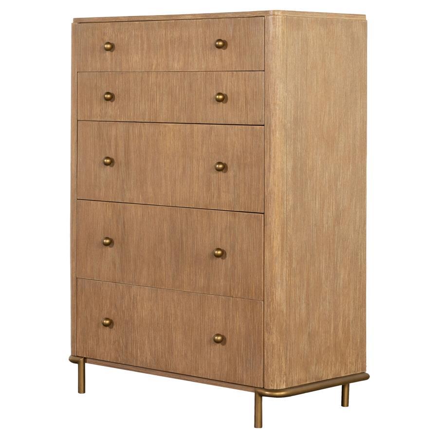Arini - 5-Drawer Bedroom Chest by CoasterElevations | Bel Furniture
