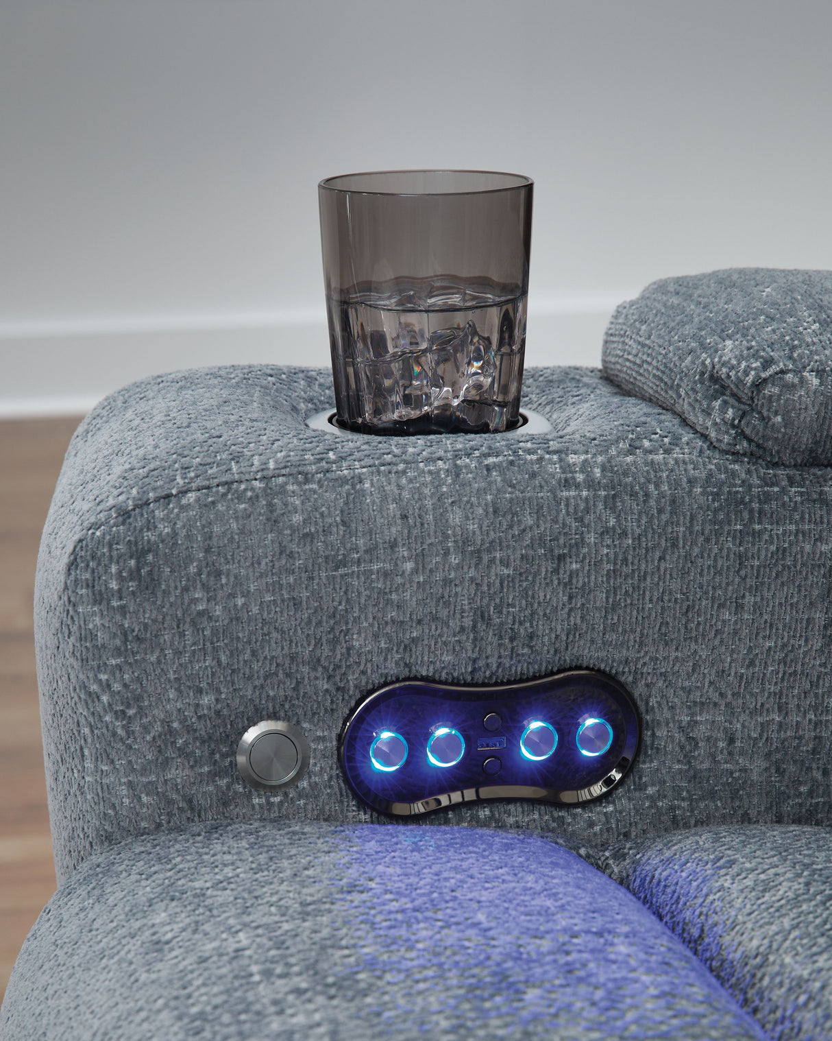 Studio Cave - Steel - Power Recliner by Signature Design by Ashley® | Bel Furniture