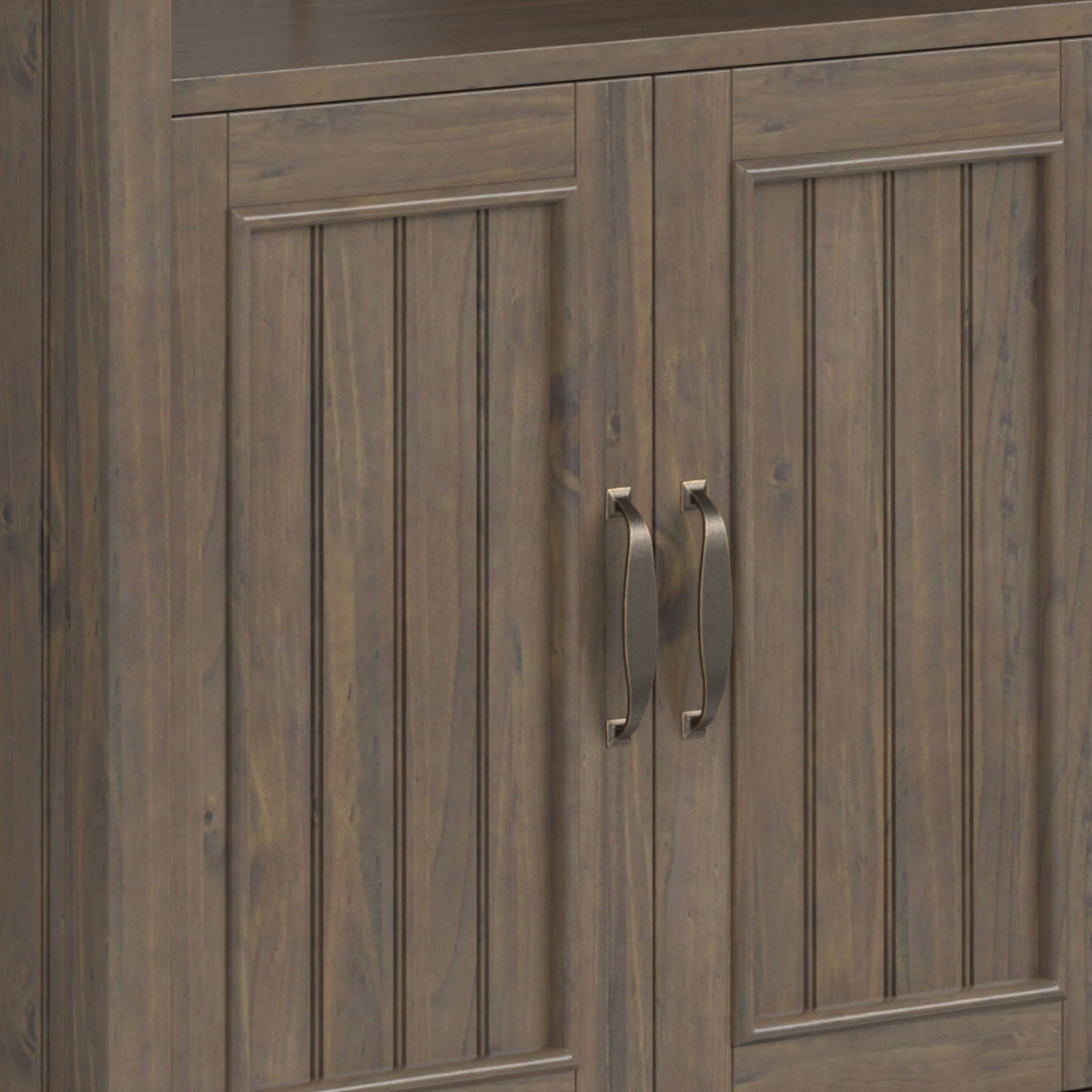 Lev - Bookcase - Smoky Brown by Simpli-Home | Bel Furniture