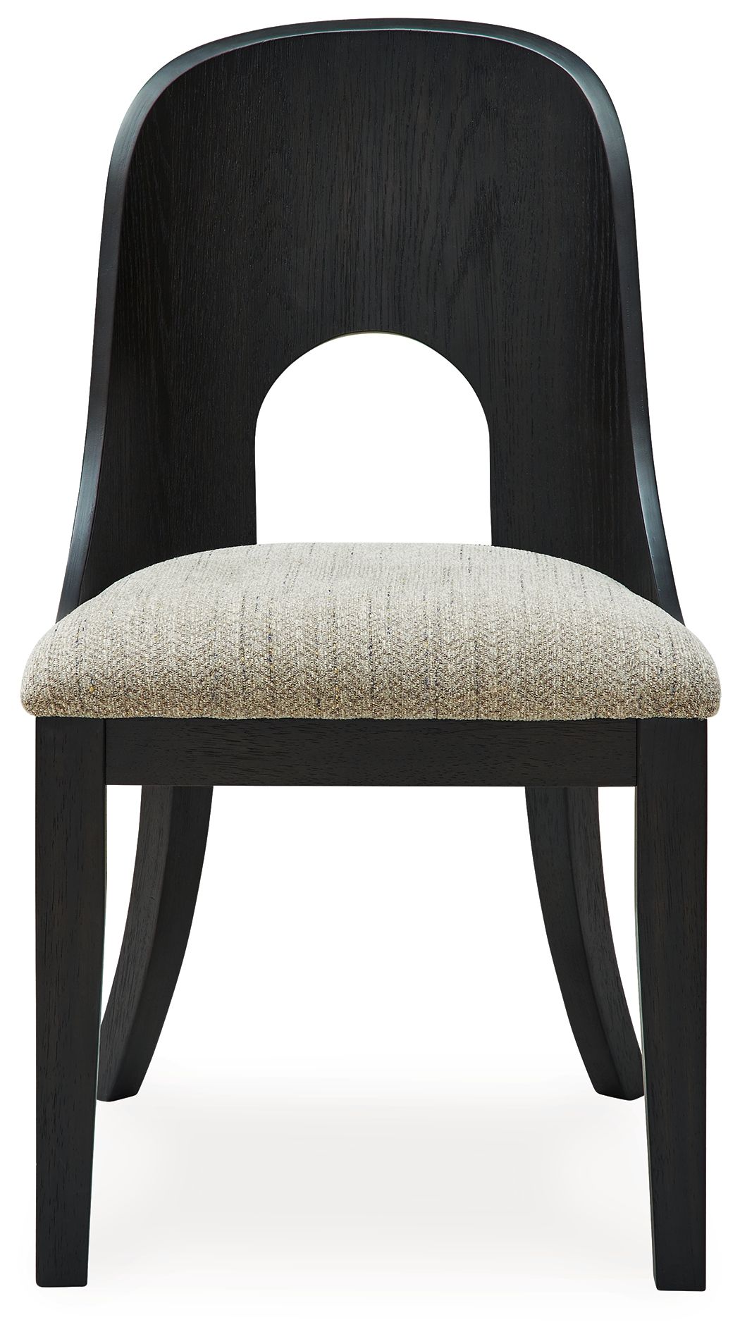 Rowanbeck - Gray / Black - Dining Upholstered Side Chair (Set of 2) by Signature Design by Ashley® | Bel Furniture