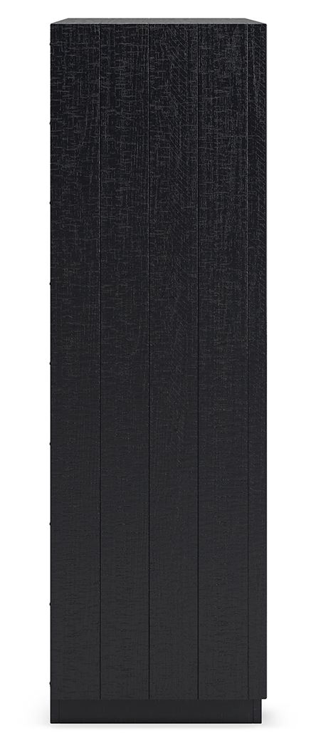 Londer - Black - Five Drawer Chest by Millennium® by Ashley | Bel Furniture