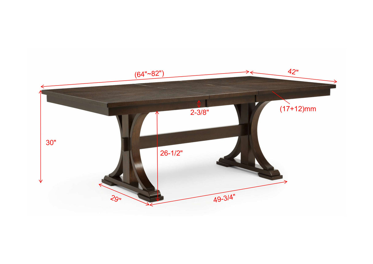 Hamil Dining Table W/18" Butterfly Leaf