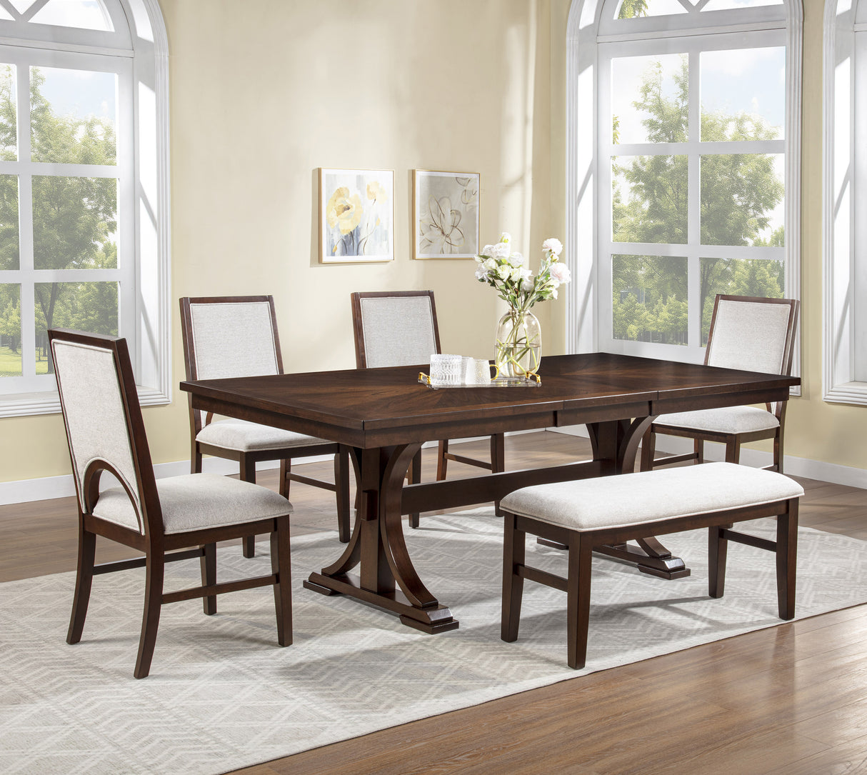 Hamil Dining Table W/18" Butterfly Leaf