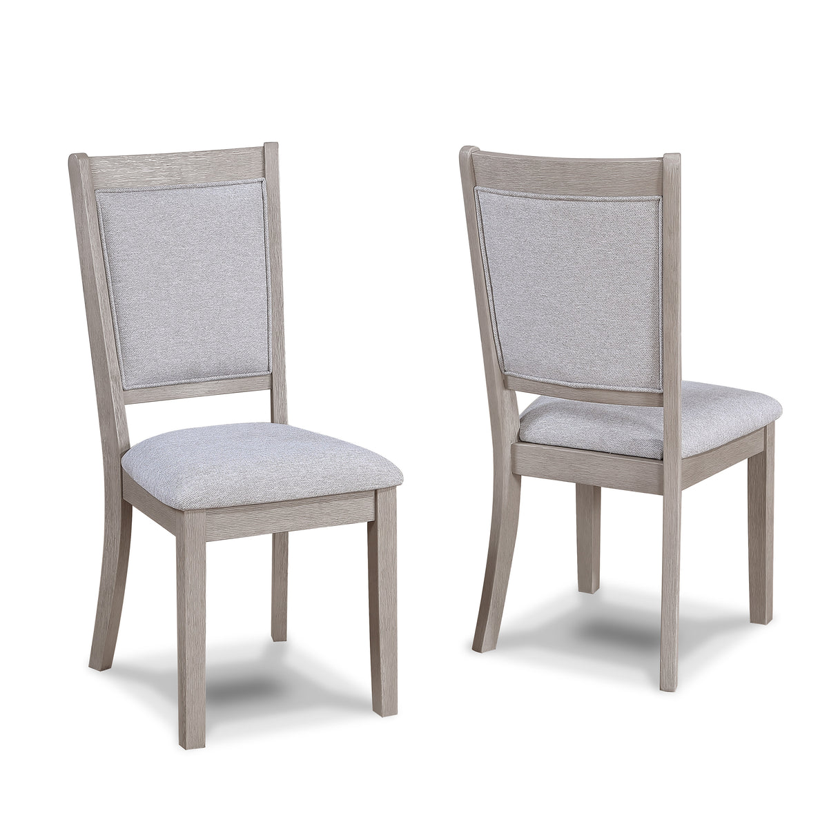 Amara - 5 Piece Round Dining Set Drift Wood - Drift Wood