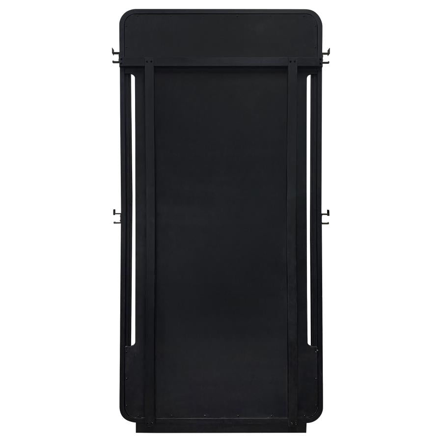 Leandro - 76" Full Length Floor Mirror - Burnished Black