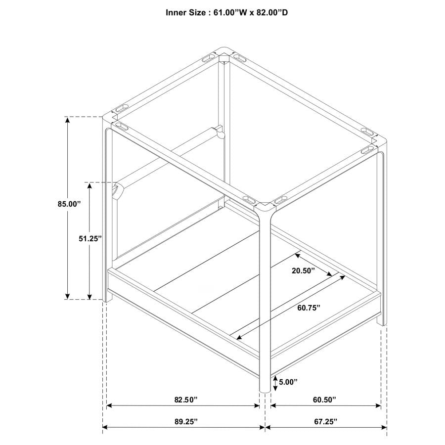 Solano - Canopy Bedroom Set