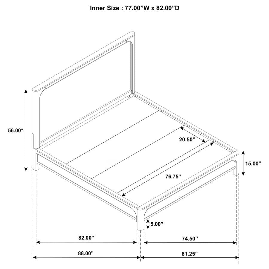Solano - Panel Bed