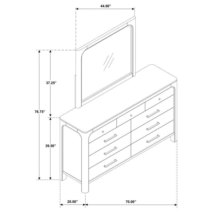 Solano - 9-Drawer Bedroom Dresser