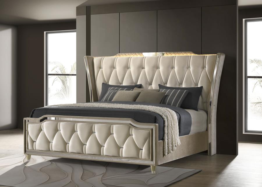 Lorient - LED Upholstered Bed
