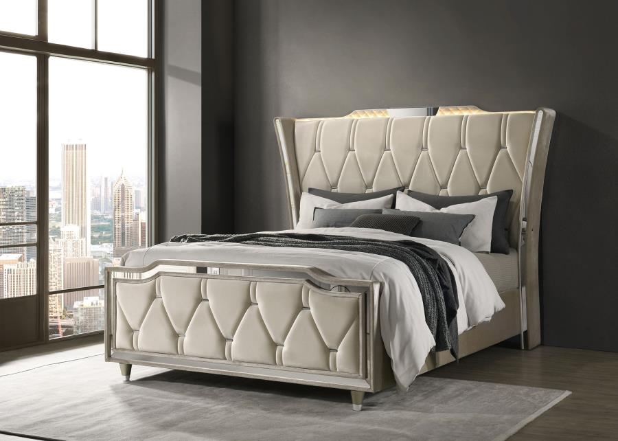 Lorient - LED Upholstered Bed