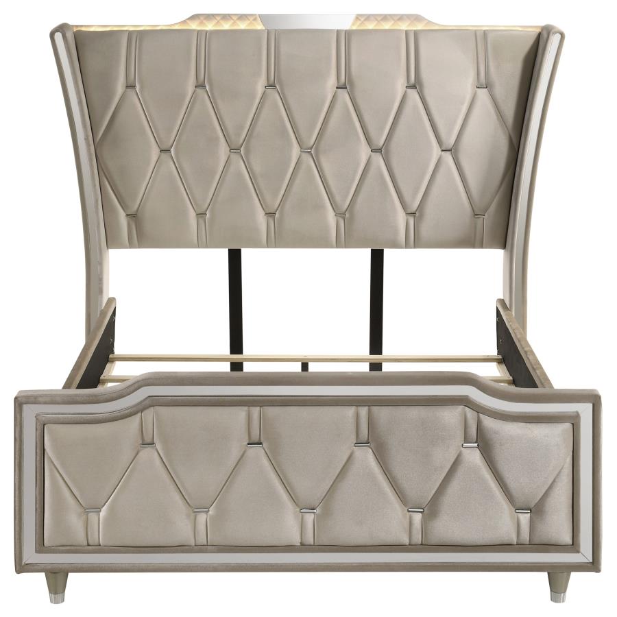 Lorient - LED Upholstered Bed