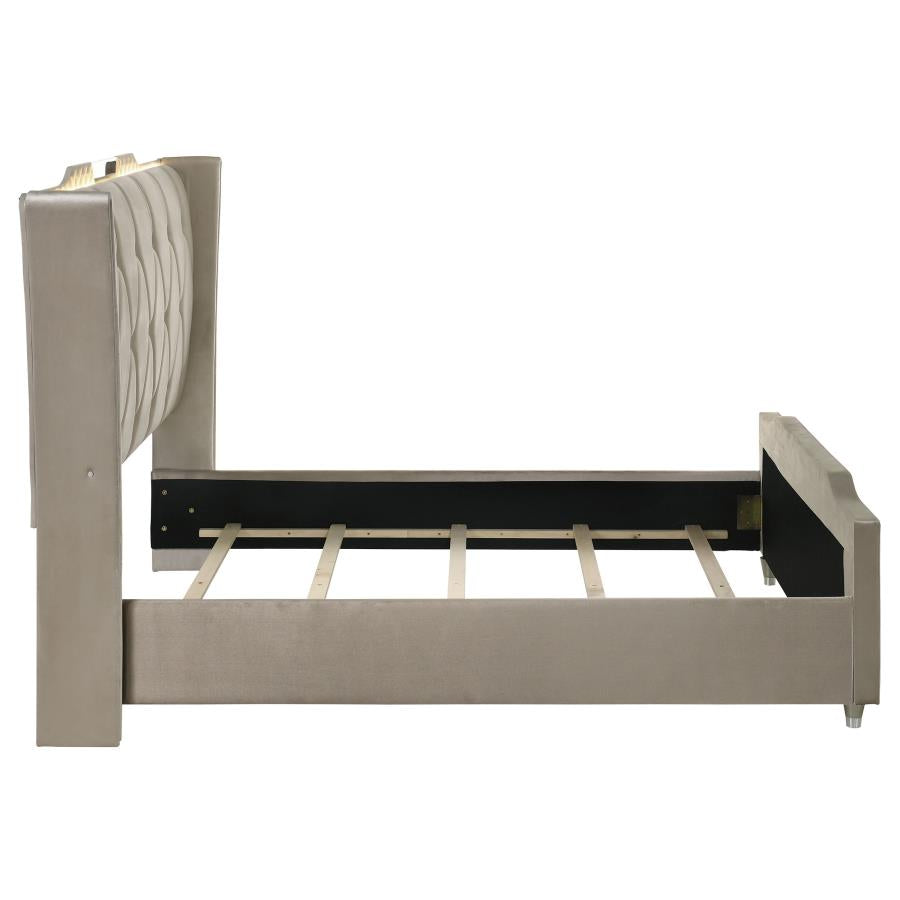 Lorient - LED Upholstered Bed