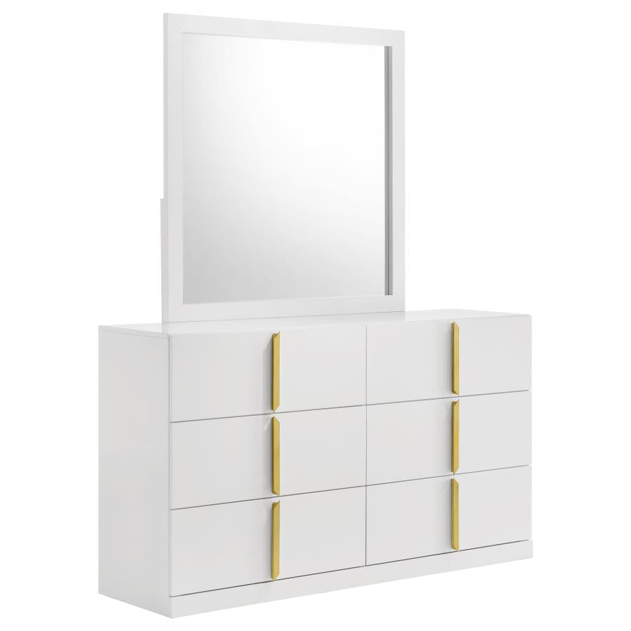 Ines - 6-Drawer Bedroom Dresser Cabinet