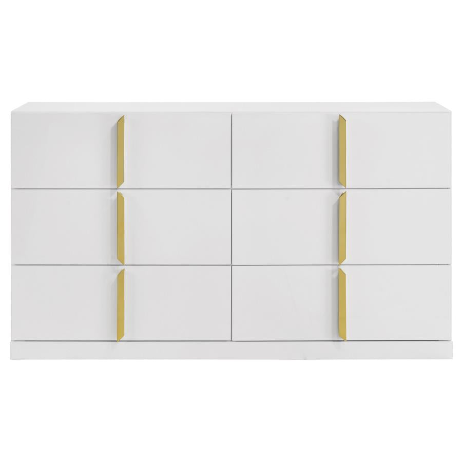 Ines - 6-Drawer Bedroom Dresser Cabinet