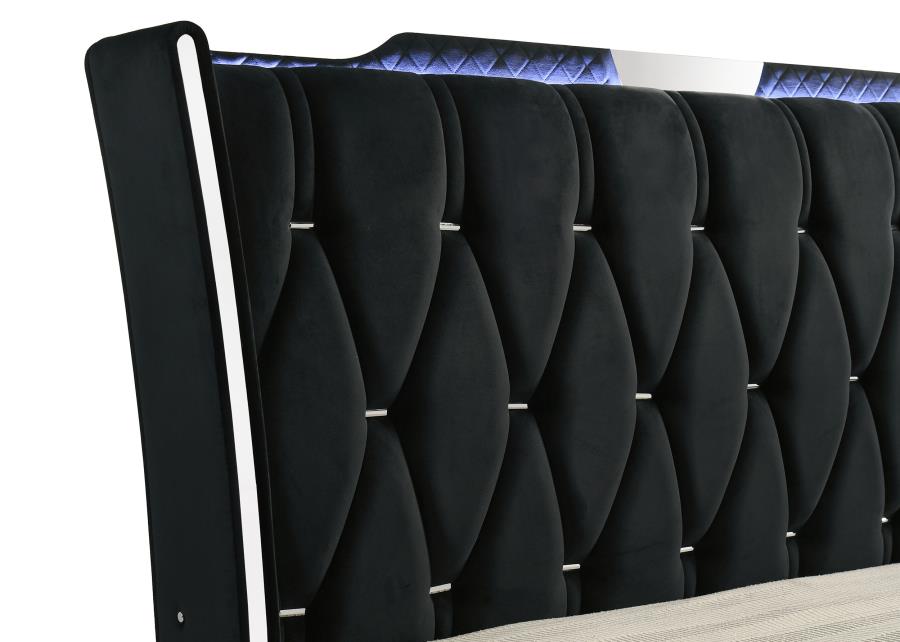 Lorient - Bedroom Set With LED Flame Box Dresser