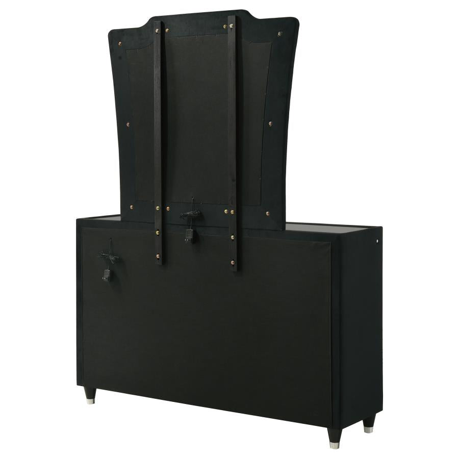 Lorient - 8-Drawer LED Bedroom Dresser Cabinet