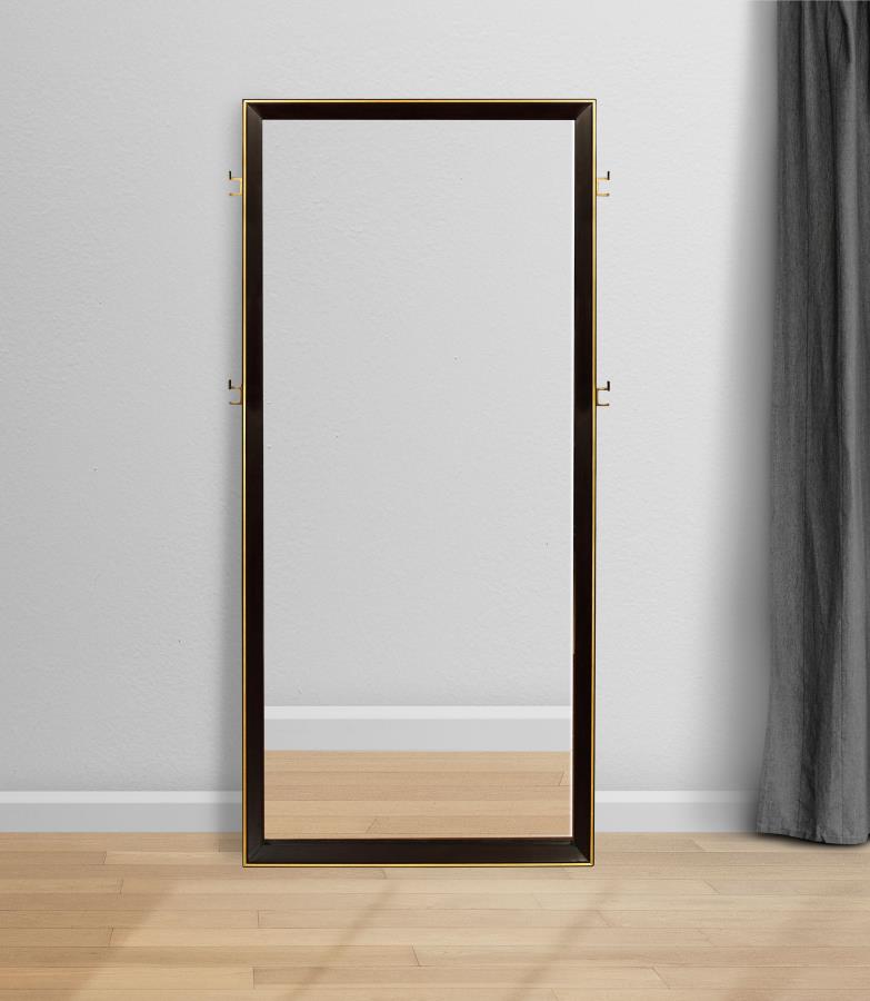 Durango - Standing Floor Mirror - Smoked Peppercorn