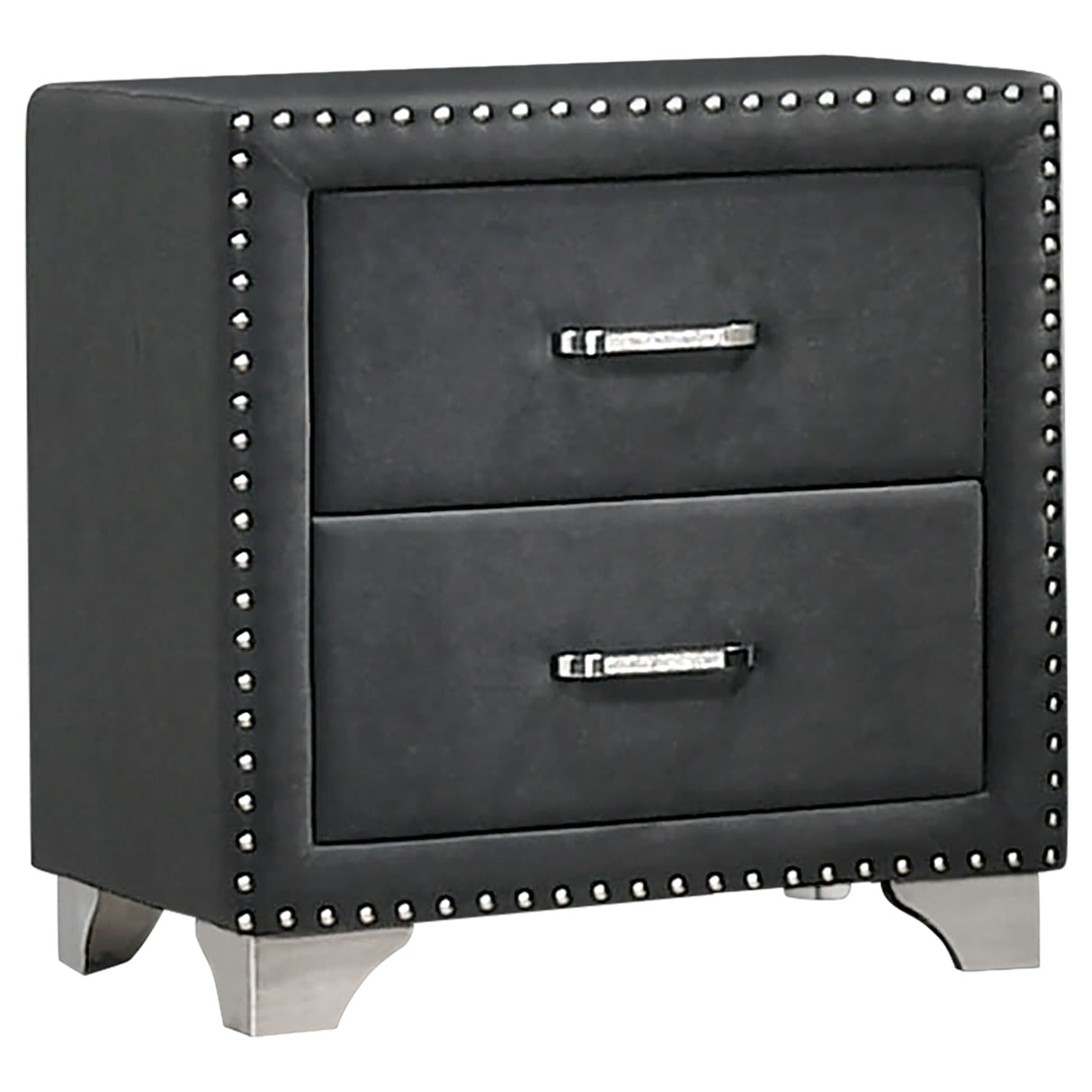 Melody - Upholstered 2-Drawer Nightstand