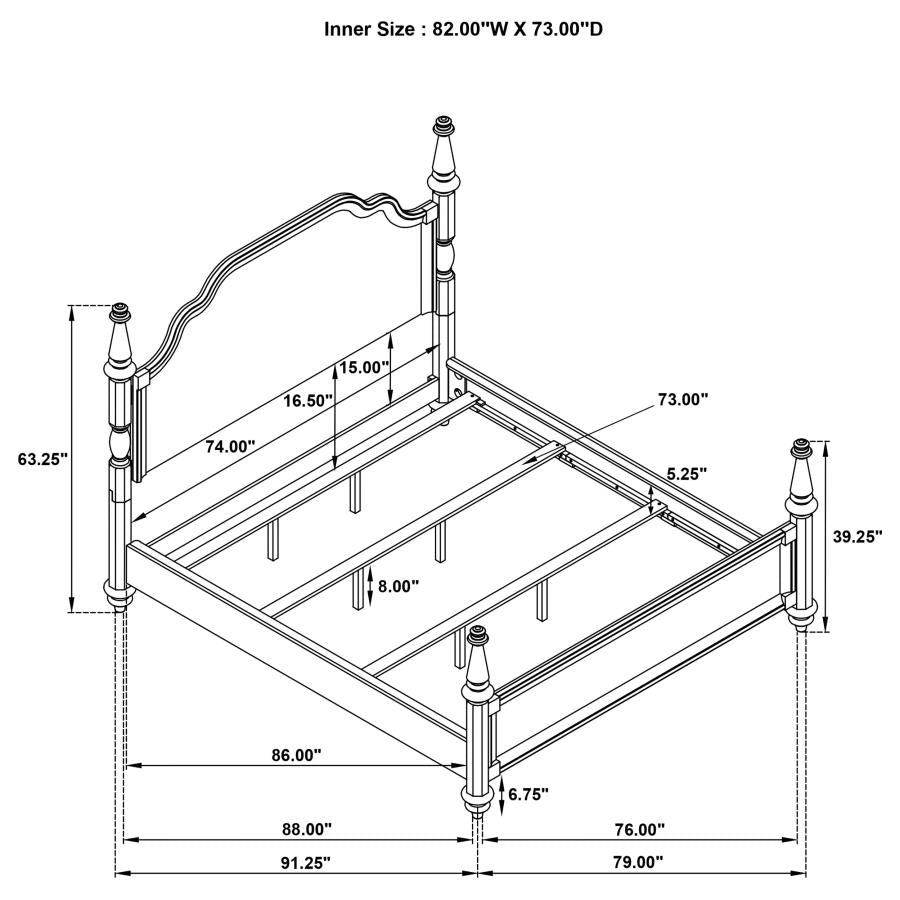 Andover - Four Poster Bed