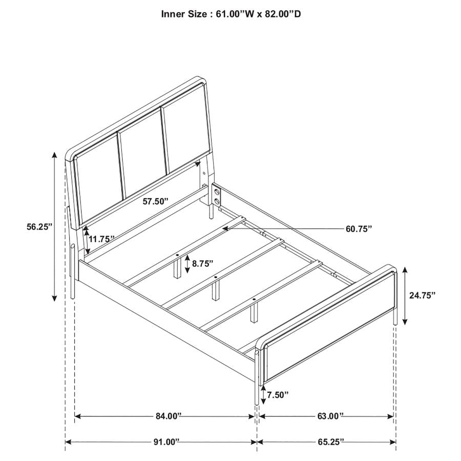 Arini - Panel Bed