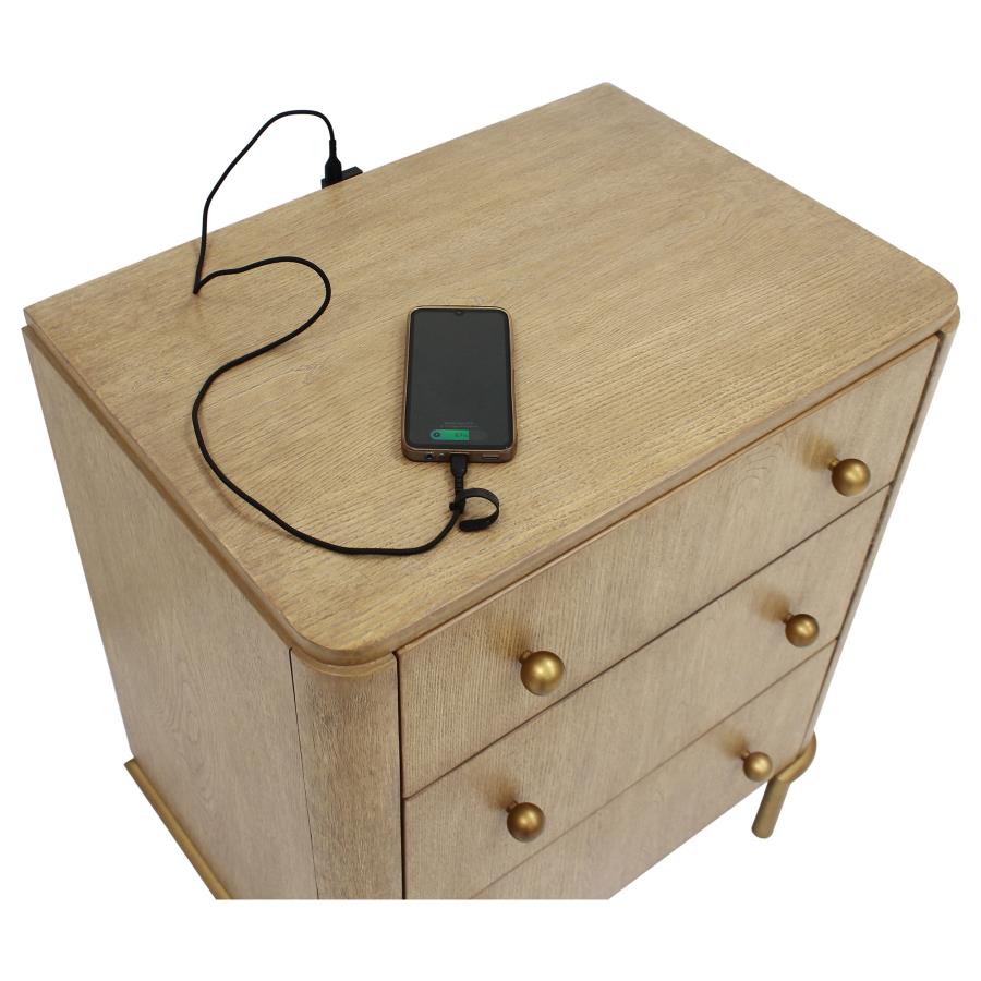 Arini - 3-Drawer Nightstand