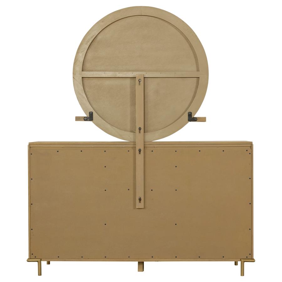 Arini - 8-Drawer Bedroom Dresser With Mirror